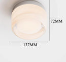 Axyaa Nordic bedside wall lamp | Minimal acrylic bedroom decor