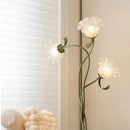 Axyaa 3-Head Lily Floor Lamp, 67 Inch Tall, Foot Switch, Elegant Home Decor