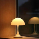 Axyaa Mushroom Table Lamp USB Rechargeable LED Night Light for Bedroom and Dining Rooms