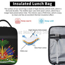Axyaa Haiti Flag Insulated Lunch Bag: Portable, Waterproof, Thermal Oxford Tote