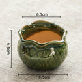 Lotus Shape Ceramic Vase by Axyaa: Elegant Table Decor for Flowers & Plants