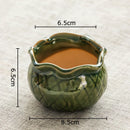 Lotus Shape Ceramic Vase by Axyaa: Elegant Table Decor for Flowers & Plants