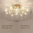 Axyaa High Gloss K9 Glass Ceiling Lamps - Modern, Luxurious Lighting Fixtures for Home Decor