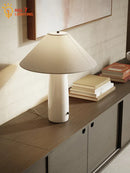 Axyaa Wabi-sabi Marble Table Lamp LED E27 Retro White/Gray Desk Light