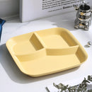 Axyaa Food Grade Plastic Dinner Plate Multipurpose Storage Tray Heat-resistant Dishes