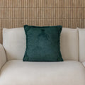 Axyaa Rabbit Fur Christmas Pillow Cover: Quilted & Embroidered Decorative Cushion