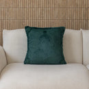Axyaa Rabbit Fur Christmas Pillow Cover: Quilted & Embroidered Decorative Cushion