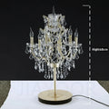 Axyaa Crystal Floor Lamp: Luxurious Lighting Fixture for Living Room, Bedroom, and Villa