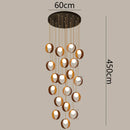 Axyaa LED Pendant Light for Modern Home Decor and Staircase Chandeliers
