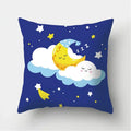 Axyaa Rainbow Nebula Throw Pillow Case for Living Room and Bedroom