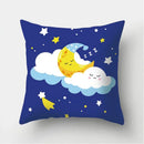 Axyaa Rainbow Nebula Throw Pillow Case for Living Room and Bedroom