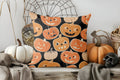 Axyaa Cute Witch Cat Halloween Pillow Cover Pattern Cushion Cover for Sofa Bedroom Car