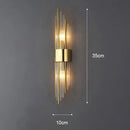 Axyaa Modern Gold LED Wall Lamp for Luxury Home Lighting