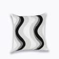 Axyaa Blue Floral Mandala Leaves Wave Cushion Cover 45x45cm