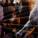 Axyaa Soft and Breathable Horse Duvet Cover Set for Bedroom and Dormitory