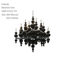 Axyaa Gourd Chandelier: Modern, Creative, High-end, Smart, Personalized Room Decor for Living Room, Restaurant, Villa.