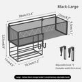 Axyaa Wire Baskets: Versatile Wall Mount Storage for Home, Office, Kitchen, Bathroom, Laundry