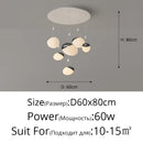 Axyaa Minimalist LED Restaurant Pendant Light for Modern Nordic Interior Lighting Fixtures