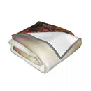 Axyaa Brittany Spaniel Pheasant Hunting Throw Blanket