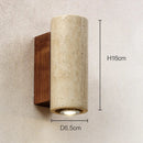 Axyaa Travertine Sconce Light for Bedroom Living Room