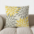 Axyaa Yellow Honeycomb Pattern Decorative Pillow Cover for Sofa, Bedroom, Car