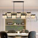 Axyaa Crystal Chandelier Stair Pendant Living Room Interior Lighting