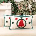 Axyaa Christmas Jacquard Embroidery Pillowcase Set