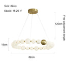 Axyaa Nordic Chandelier for Living Room Bedroom Dining Kitchen Ceiling Lighting