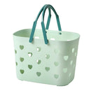 Axyaa Large Capacity Shower Basket with Handles - Space Saving Organizer, Stackable Drainage