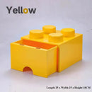 Axyaa Color Block Drawer Organizer Stackable Plastic Cabinet - Home Storage Solution