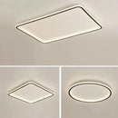 Axyaa LED Ceiling Light with Remote Control - Modern Living Room Bedroom Dining Fixture