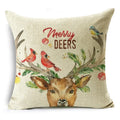 Axyaa Festive Christmas Tree Pillow Cover for Home Decoration