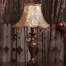 Axyaa Luxe European Table Lamp for Living Room Bedroom Study Hotels LED Vintage Desk Light