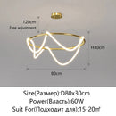 Axyaa Modern LED Ceiling Chandelier for Dining Room Kitchen Bar Lighting