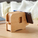 Axyaa Elephant Cartoon Wood Coaster Set for Tables, Creative Coffee Mat Pot Bowl