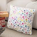 Axyaa Velvet Snowflake Christmas Pillowcase - 45x45/50x50cm