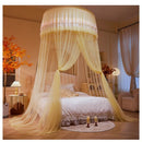 Axyaa Princess Wind Embroidered Dome Mosquito Net