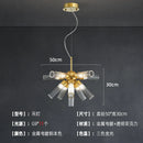 Axyaa Scandinavian Acrylic Pendant Chandelier for Kitchen Island Dining Room