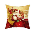 Axyaa Festive Christmas Pillow Case for Sofa Decor Merry Xmas Cushion Cover