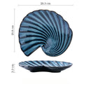 Axyaa Shell Plate - Ceramic Conch Plate for Restaurants and B&B