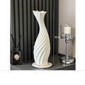 Axyaa Ceramic Vase: Minimalist Decoration for Home, Living Room, Foyer, Flowers, Floor Stand