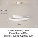 Axyaa Simple Black/White Chandelier for Living, Dining, & Kitchen Lighting