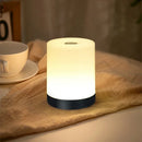 Axyaa LED Dimmable Night Light: Rechargeable Table Lamp for Bedroom Decor