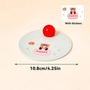 Axyaa Round Cup Lid: Cute Cartoon Tumbler Mug Cover