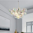Axyaa Modern Bedroom LED Bubble Glass Pendant Light Warm Atmosphere and Eye Protection