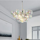 Axyaa Macaron Glass Pendant Light: Modern, Minimalist LED Lamp for Romantic Bedroom Ambiance