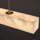 Luxurious White Jade Marble Chandelier, Pure Copper, Axyaa Exclusive Lighting