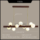 Axyaa Wood Pendant Chandelier LED Ceiling Lighting Fixture