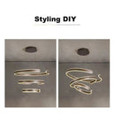 Axyaa LED Chandelier: Modern Minimalist Home Lighting for Living Room, Bedroom, Kitchen