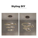 Axyaa Minimalist LED Chandelier for Home Lighting